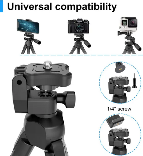 Portable And Adjustable Flexible Phone Tripods Camera Stand Holder